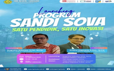 Launching Program SANDI SOVA di SMKN 1 Girisubo: Dorong Guru Berinovasi dalam Pembelajaran